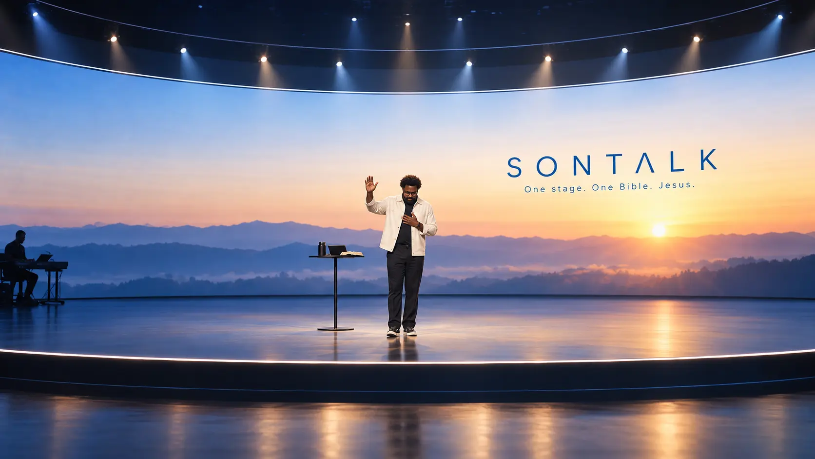 Worship and response on the SonTalk stage